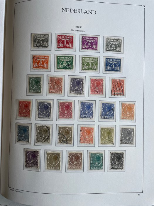 Holland 1923/1959 - Samling mellem NVPH 114 og 730 i Kabe spændebånd