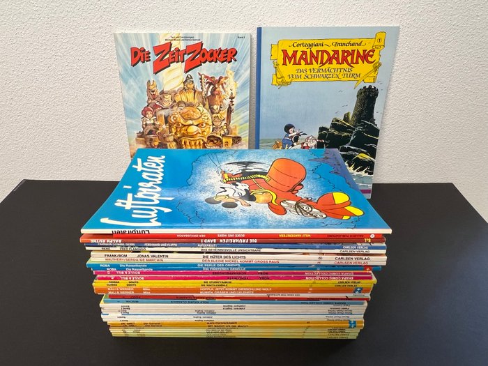 Spaß - und Jugend SC Alben Sammel- und Lesepaket - Titeuf - Ein Abenteuer von Sophie - - Suske und Wiske - Der General - Ralf Kauka Classics - u.a. - 36 Comic - Første udgave