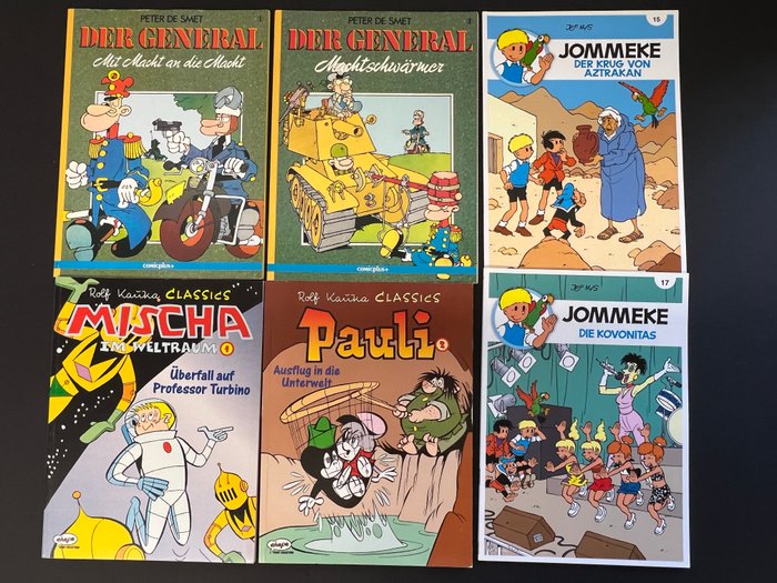 Spaß - und Jugend SC Alben Sammel- und Lesepaket - Titeuf - Ein Abenteuer von Sophie - - Suske und Wiske - Der General - Ralf Kauka Classics - u.a. - 36 Comic - Første udgave