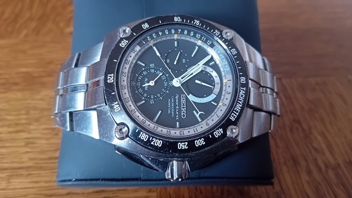 Seiko Sportura Perpetual Cronografo - Ingen mindstepris - SPC047P1 - Mænd - 2010-2020