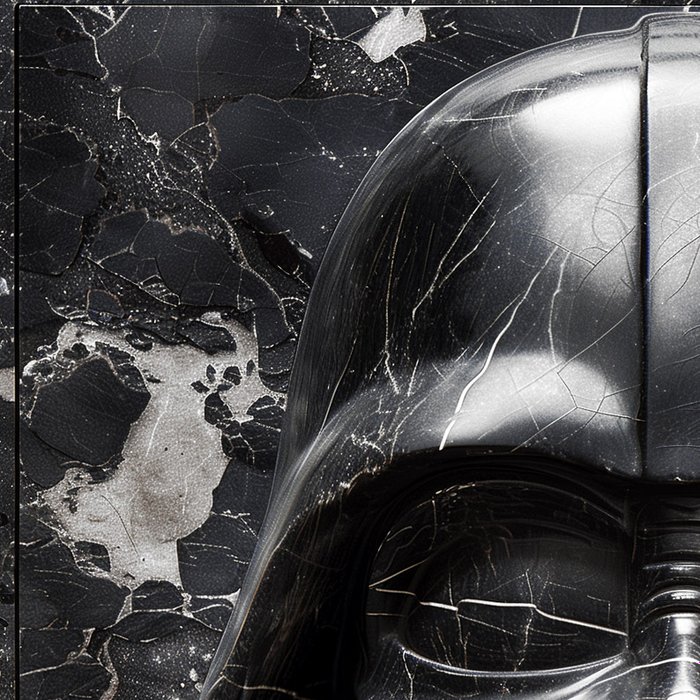 Artxlife - Black Marble Vader Relief [XXL]