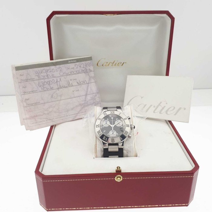 Cartier - Chronoscaph 21 "BOX + INVOICE + BOOKLET" - 2424 (W10125U2) - Mænd - 2010-2020