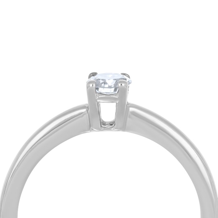 Ring - 18 kraat Hvidguld -  0.25ct. tw. Diamant (Natur)