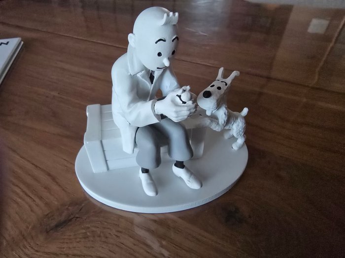 Tintin - Figurine HS - 1ère édition - Tintin et Milou à l'heure de l'apéritif - Le crabe aux pinces d'Or