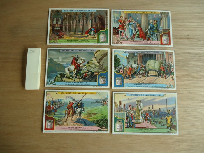 Liebig lot van 80 verschillende sets totaal van 480 prenten Be./Fr. uitgave, zie omschrijving - 80 Complete Set