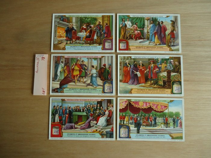 Liebig lot van 80 verschillende sets totaal van 480 prenten Be./Fr. uitgave, zie omschrijving - 80 Complete Set