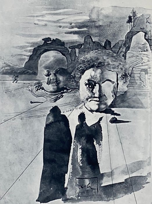 Salvador Dali (1904-1989) - The Avaricious - Divine Comedy