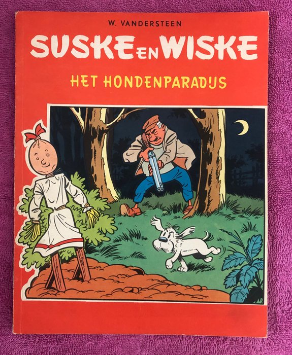 Suske en Wiske 45 - Het hondenparadijs - 1 Album - Første udgave - 1962