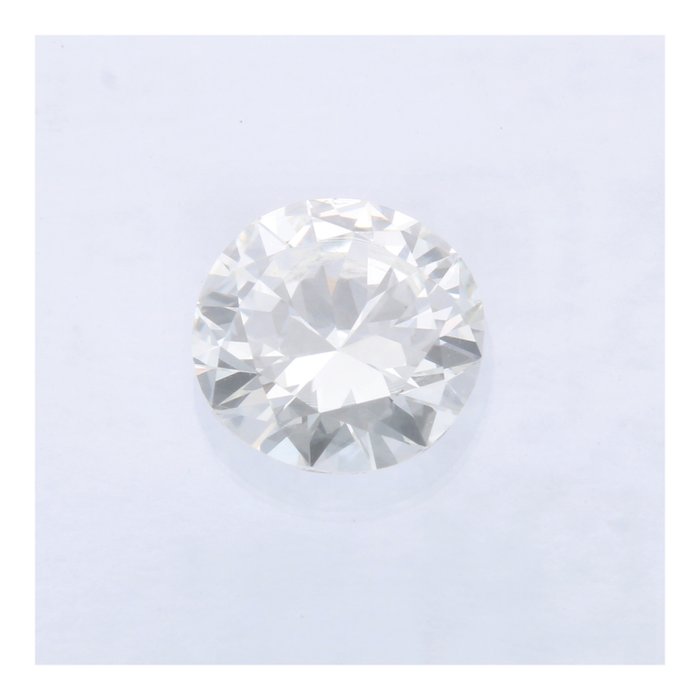 Ingen mindstepris - 1 pcs Diamant  (Natur)  - 0.37 ct - Rund - G - VS1 - International Gemological Institute (IGI)