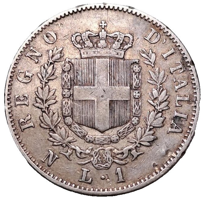 Italien Kongeriget Italien Vittorio Emanuele II di Savoia (1861-1878) 1 Lira 1862 - Napoli