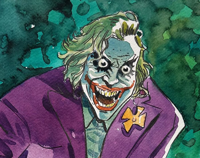 Caracuzzo, Giancarlo - 1 Original colour drawing - The Joker - 2024