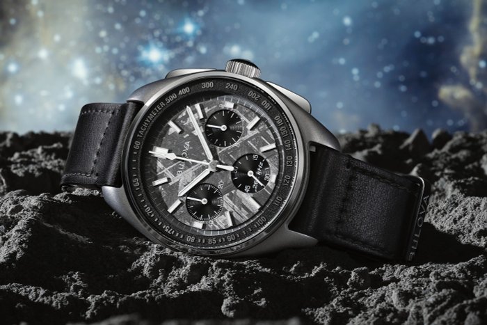 Bulova - LUNAR PILOT Meteorite n. 4454 - Limited Edition 5000 Pezzi - NUOVO - Mænd - 2024