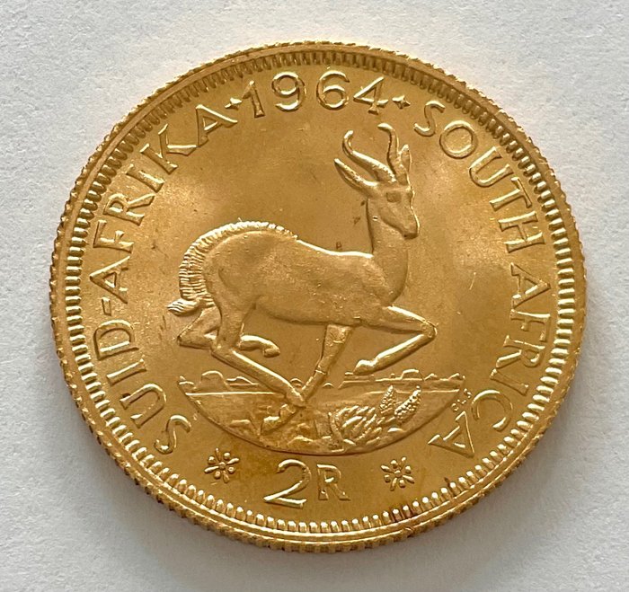 Sydafrika. 2 Rand 1964 - Springbok