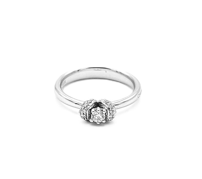 Chimento - Ring - 18 kraat Hvidguld -  0.20ct. tw. Diamant