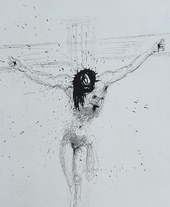 Salvador Dali (1904-1989) - Christ en Croix