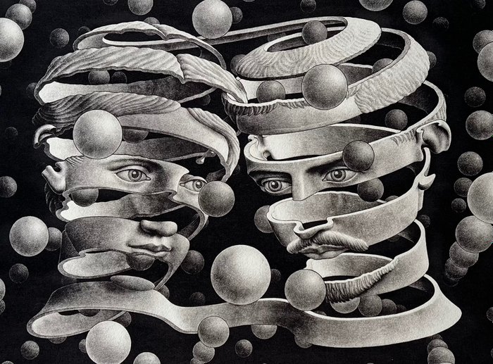 M.C. Escher (1898-1972), after - Bond of Union - Litho 1956