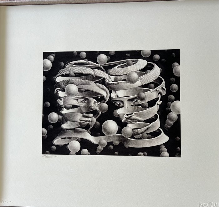 M.C. Escher (1898-1972), after - Bond of Union - Litho 1956