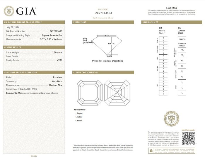 Øreringe - 18 kraat Gulguld -  2.00ct. tw. Diamant (Natur)