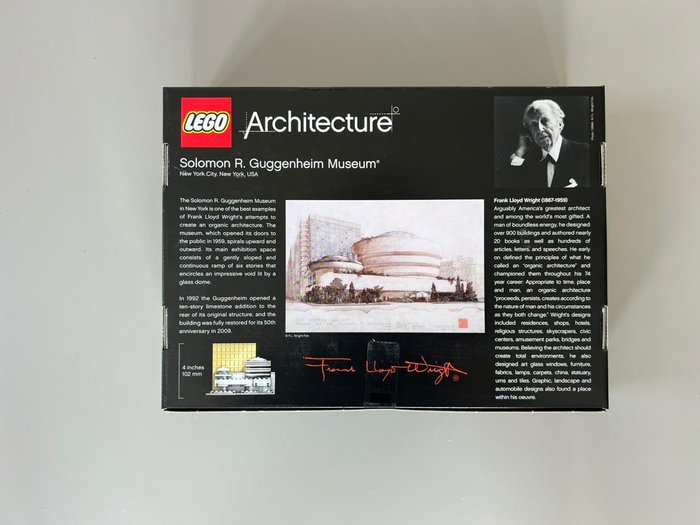 Lego - 21004 Architecture Solomon Guggenheim Museum  - Signed by designer