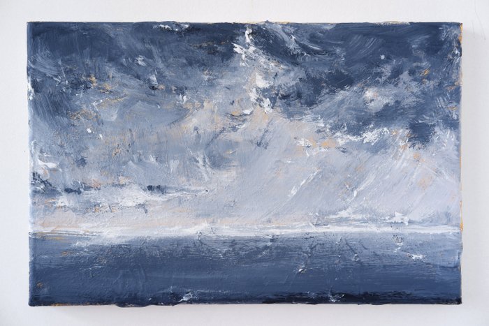 Matthieu van Riel - Storm op zee