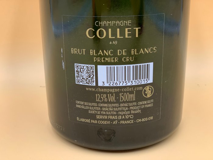 Collet, Blanc de Blancs - Champagne Blanc de Blancs - 1 Magnum (1,5 L)