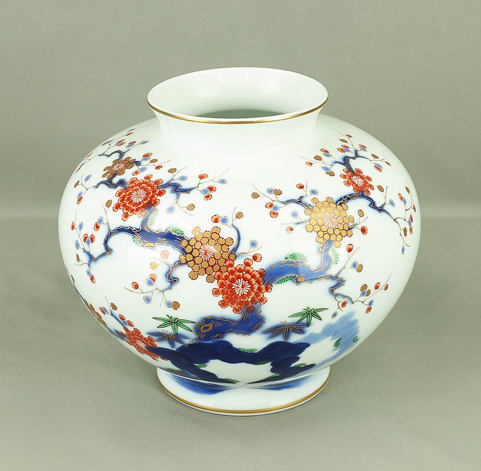 Vase - Porcelæn - Japan - Fukagawa seiji Arita ware