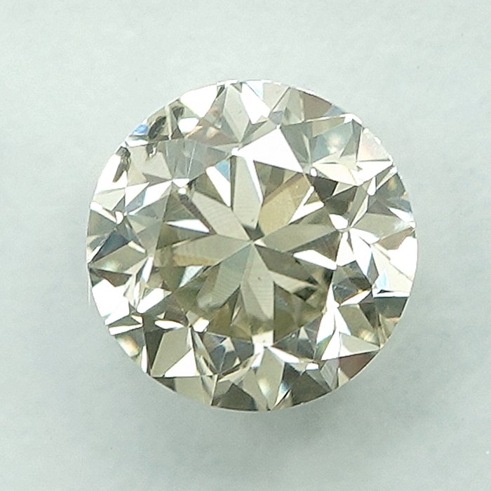 1 pcs Diamant  (Naturfarvet)  - 0.71 ct - Light Grålig Gul - SI2 - International Gemological Institute (IGI)