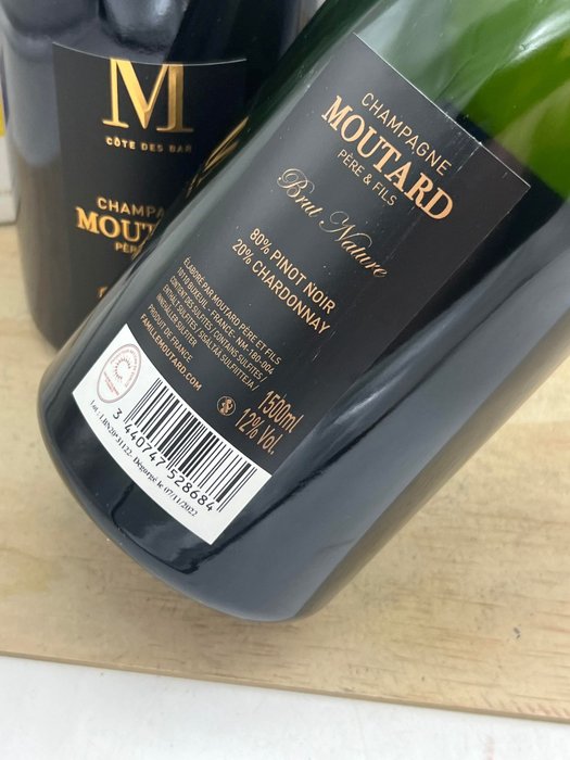 Moutard - Champagne Brut Nature - 2 Magnummer (15 L)