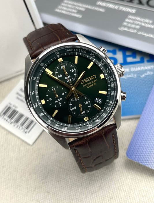 Seiko - Chronograph Date - SSB385P1 - Ingen mindstepris - Mænd - 2011-nu