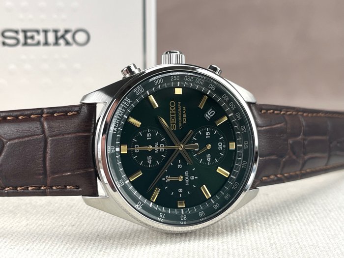 Seiko - Chronograph Date - SSB385P1 - Ingen mindstepris - Mænd - 2011-nu