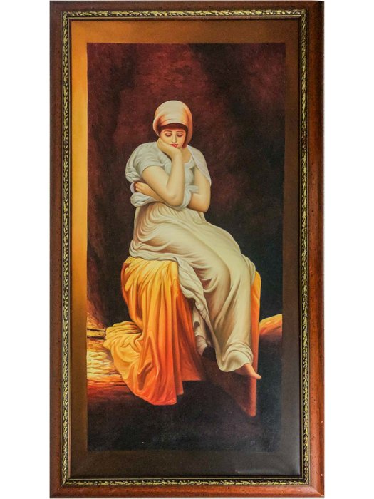 European school (XX), after Lord Frederic Leighton - Solitude - XL format - NO RESERVE