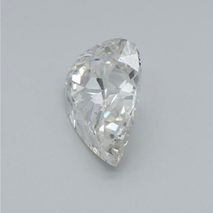 1 pcs Diamant  (Natur)  - 2.01 ct - Pære - H - SI1 - HRD Antwerpen