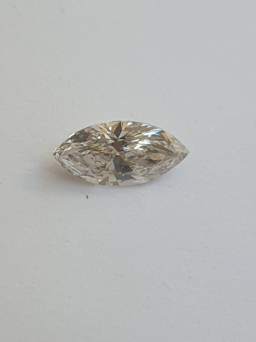 1 pcs Diamant  (Natur)  - 0.64 ct - Marquise - M - VS1 - Antwerp Laboratory for Gemstone Testing (ALGT)