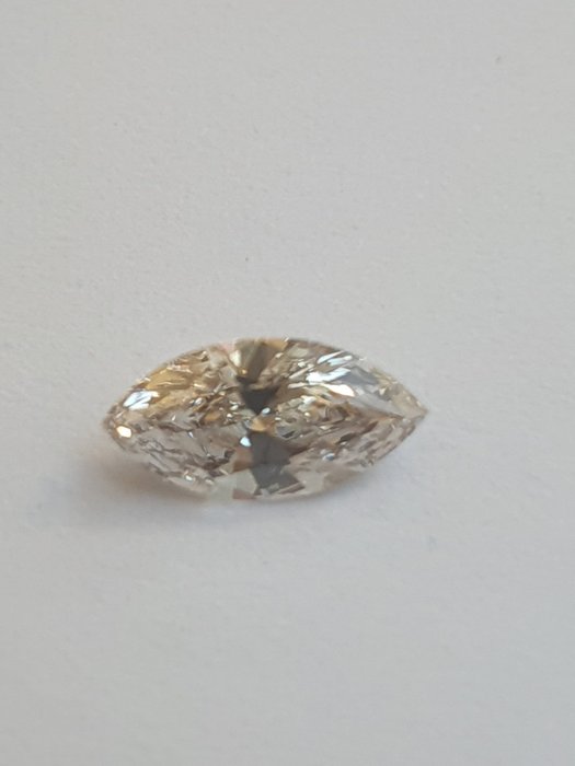 1 pcs Diamant  (Natur)  - 0.64 ct - Marquise - M - VS1 - Antwerp Laboratory for Gemstone Testing (ALGT)