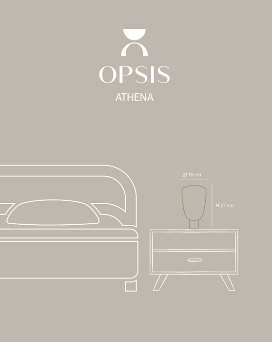 Opsis Lighting - Bordlampe - "Athena" - Biopolymer