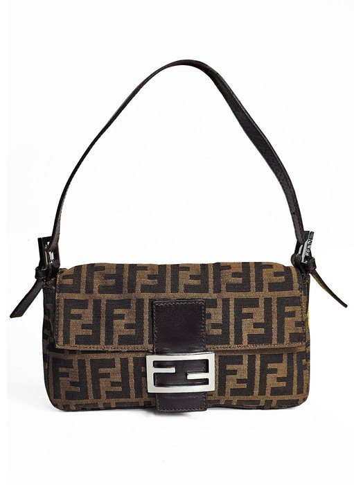 Fendi - Baguette Fantasia Zucca Modello Classic - Skuldertaske