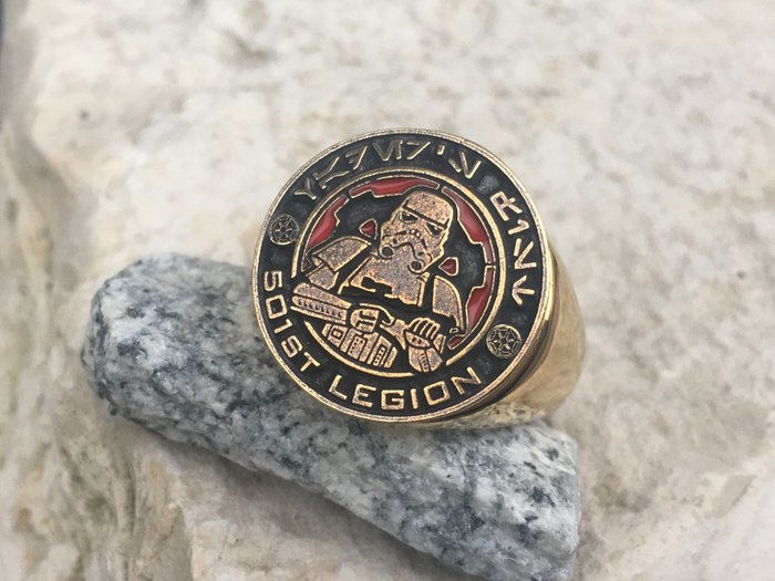 501st Legion Star Wars 24 karat guldbelagt - Ring