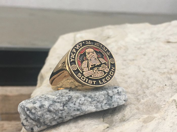 501st Legion Star Wars 24 karat guldbelagt - Ring