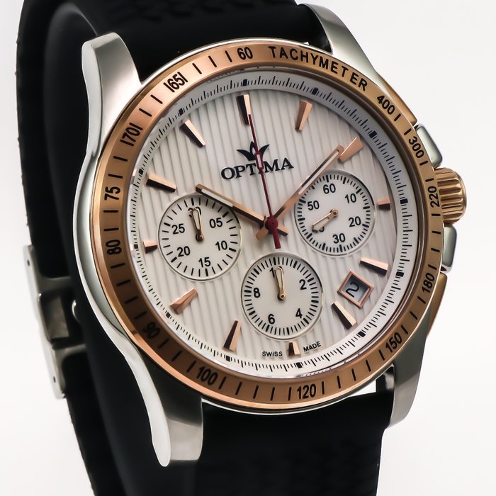 Optima - Swiss Chronograph - OSC377-SRX-1 - Ingen mindstepris - Mænd - 2011-nu