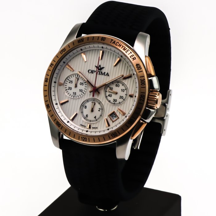 Optima - Swiss Chronograph - OSC377-SRX-1 - Ingen mindstepris - Mænd - 2011-nu