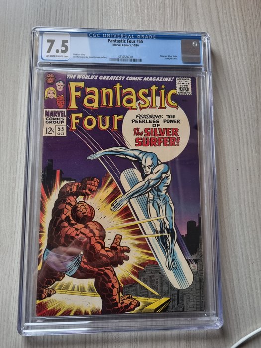 Fantastic Four #55 - 1 Graded comic - 1966 - CGC 75