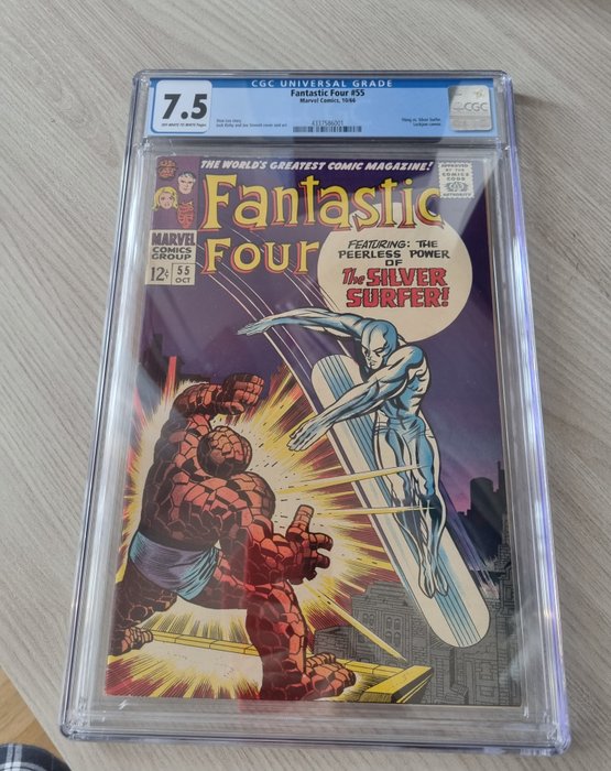 Fantastic Four #55 - 1 Graded comic - 1966 - CGC 75