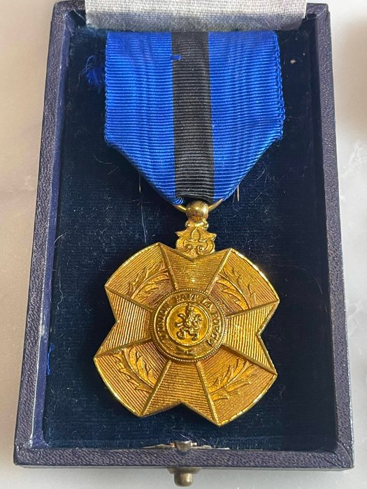 Belgien - Militærmedalje - WW2, Medaljer, dekorationer, knaphuller - 1945