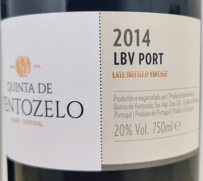 2014 Quinta de Ventozelo - Late Bottled Vintage Port - Douro -  - 6 Flasker (0,75 L)