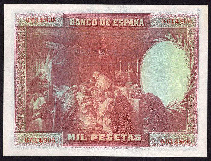 Spanien. - 1000 pesetas 1928 - Pick 78  (Ingen mindstepris)