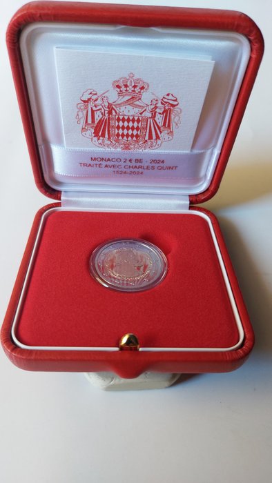 Monaco. 2 Euro 2024 "500 Ans du Traité de Burgos - Charles Quint" Proof