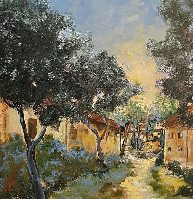 Denis Ferté - Les oliviers aux portes du hameau