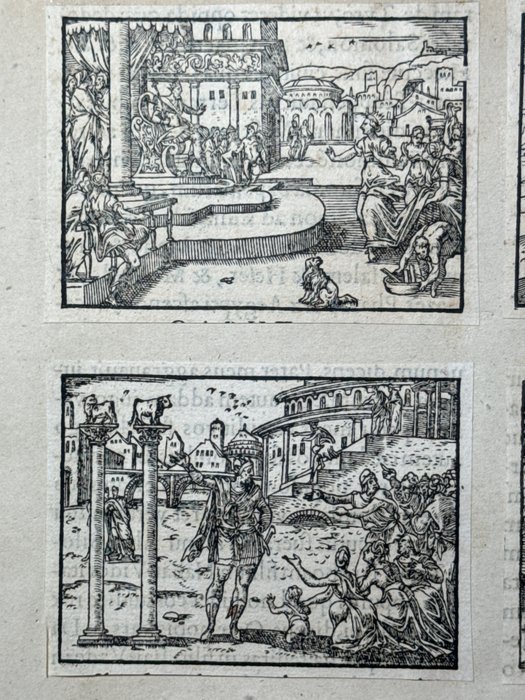 Lyon, G. Rouille, 1563 - 16 Bibel - Holzschnitte aus einer Bibel Sacra, Altes Testament - 1563