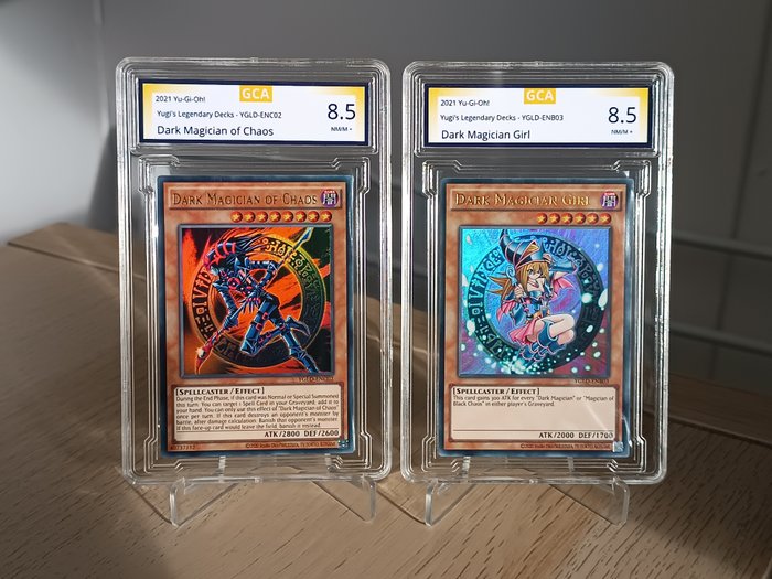 Konami - 2 Card - Dark Magician Girl and Dark Magician of Chaos