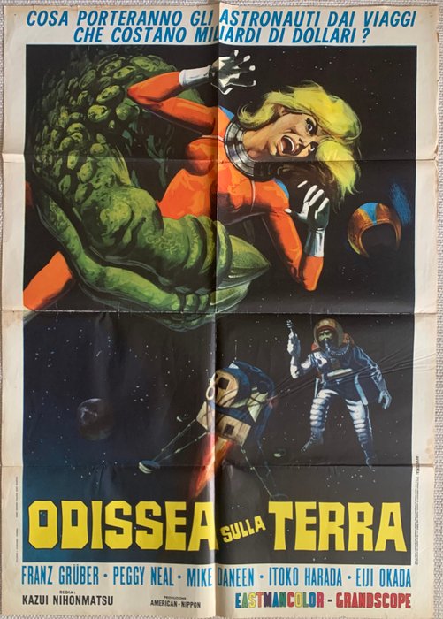 odissea sulla terra - original Italian poster - 1969